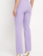 lily rose Pantaloni Fioleți de costum cu talie înaltă și picioare largi Abigaille