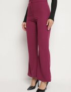 lily rose Pantaloni mov închis largi cu talie înaltă Visalla