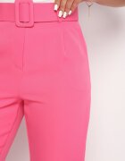lily rose Pantaloni Roz de Costum cu Curea Nemez