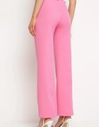 lily rose Pantaloni Roz în Stil de Costum cu Găici Dionissa