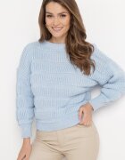 lily rose Pulover Albastru cu croi scurt cu mâneci largi Hejlla