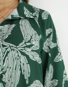 lily rose Rochie Cămașă Verde cu flori Rahila
