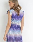 lily rose Rochie Cutie Violetă cu Cordon Legat Medille