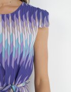 lily rose Rochie Cutie Violetă cu Cordon Legat Medille