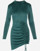 lily rose Rochie de catifea verde închis cu șnur în partea de jos Cherla
