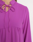 lily rose Rochie Fiolet Evazată cu Volan Uxaria