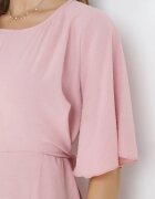 lily rose Rochie Maxi Roz deschis cu Legătură decorativă și cu talie elastică Myrcella