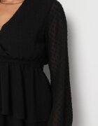 lily rose Rochie Neagră Sharpblaze
