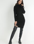 lily rose Rochie Neagră Tricotată Elisson