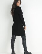 lily rose Rochie Neagră Tricotată Elisson