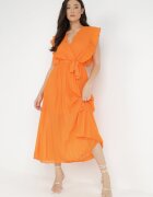 lily rose Rochie Portocalie Aereira