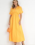 lily rose Rochie Portocalie Satinată Alemyllis