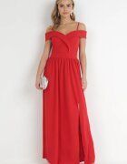 lily rose Rochie roșie evazată cu bretele Maxi Chilli