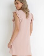 lily rose Rochie Rozalie Mini Dreaptă cu Volane la Umeri Alizea