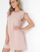 lily rose Rochie Rozalie Mini Dreaptă cu Volane la Umeri Alizea
