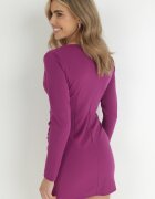 lily rose Rochie Violetă Mulată cu Zirconii Dennie