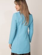 lily rose Sacou Albastru Cambrat Dublu-breasted Swed