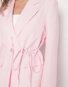 lily rose Sacou Roz cu Legătură Decorativă Lenirin