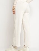 little supermodel Pantaloni Bej deschis cu picioare largi și imitație de buzunare Iridema