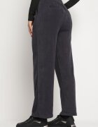 little supermodel Pantaloni bleumarin cu craci largi și imitație de buzunare Iridema