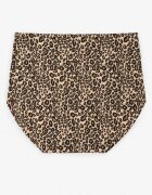 love magnolia Chiloți Leopard Fără Cusături Tip Slip cu Talie Înaltă Doliressa