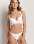 love magnolia Sutien Alb cu Dantelă și Bretele Decorative Korzedi