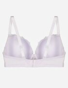 love magnolia Sutien Alb cu Dantelă și Inimă cu Zirconii Coratune