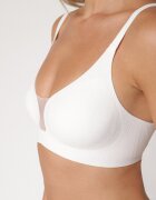 love magnolia Sutien Alb cu Decupaj Decorativ Ezirelle