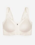 love magnolia Sutien Alb Sport cu Fermoar în Față Eziline