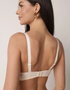 love magnolia Sutien Bej cu Dantelă și Inimă din Zirconiu Coratune