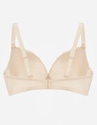 love magnolia Sutien Bej cu dantelă și ornament metalic Valzedia
