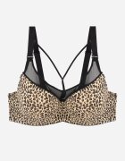 love magnolia Sutien Bej cu maro