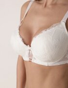 love magnolia Sutien Bej deschis cu dantelă și decor metalic Valzedia