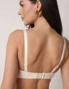love magnolia Sutien Bej din Dantelă cu Fundiță Nealenia