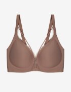 love magnolia Sutien Bej închis cu Benzi Decorative Zetessa