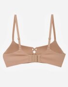 love magnolia Sutien Bej închis Neted cu imitație decorativă de șireturi Azivene
