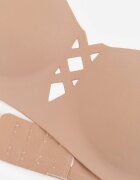 love magnolia Sutien Bej închis Neted cu imitație decorativă de șireturi Azivene