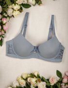 love magnolia Sutien bleu deschis Push-up cu decupaje pe laterale Shieso