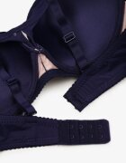 love magnolia Sutien Bleumarin-Roz cu Detalii din Dantelă și Bretele Detașabile Renarra