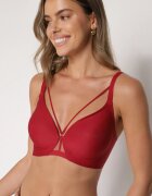 love magnolia Sutien Bordo cu Benzi Decorative Zetessa