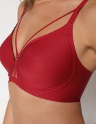 love magnolia Sutien Bordo cu Benzi Decorative Zetessa