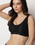 love magnolia Sutien Braletă Negru cu finisaj neted Fenllisa