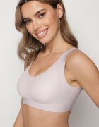 love magnolia Sutien Braletă Roz închis cu Finisaj Neted Fenllisa