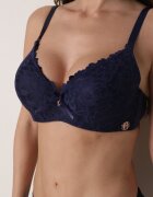 love magnolia Sutien de dantelă bleumarin cu fundiță Nealenia