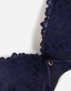 love magnolia Sutien de dantelă bleumarin cu fundiță Nealenia