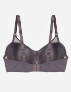 love magnolia Sutien Gri-Roz cu Dantelă și Inserție Transparentă Heliphine