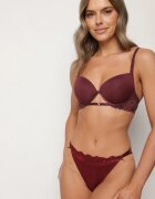 love magnolia Sutien Mov închis Push-Up cu bandă din dantelă Sarolin