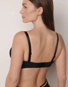 love magnolia Sutien Negru-Bej cu Dantelă și Inimă cu Zirconii Coratune