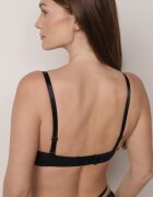 love magnolia Sutien Negru cu Dantelă Decorativă și Decorație Metalică Terzedi