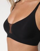 love magnolia Sutien Negru cu Decupaj Decorativ Ezirelle